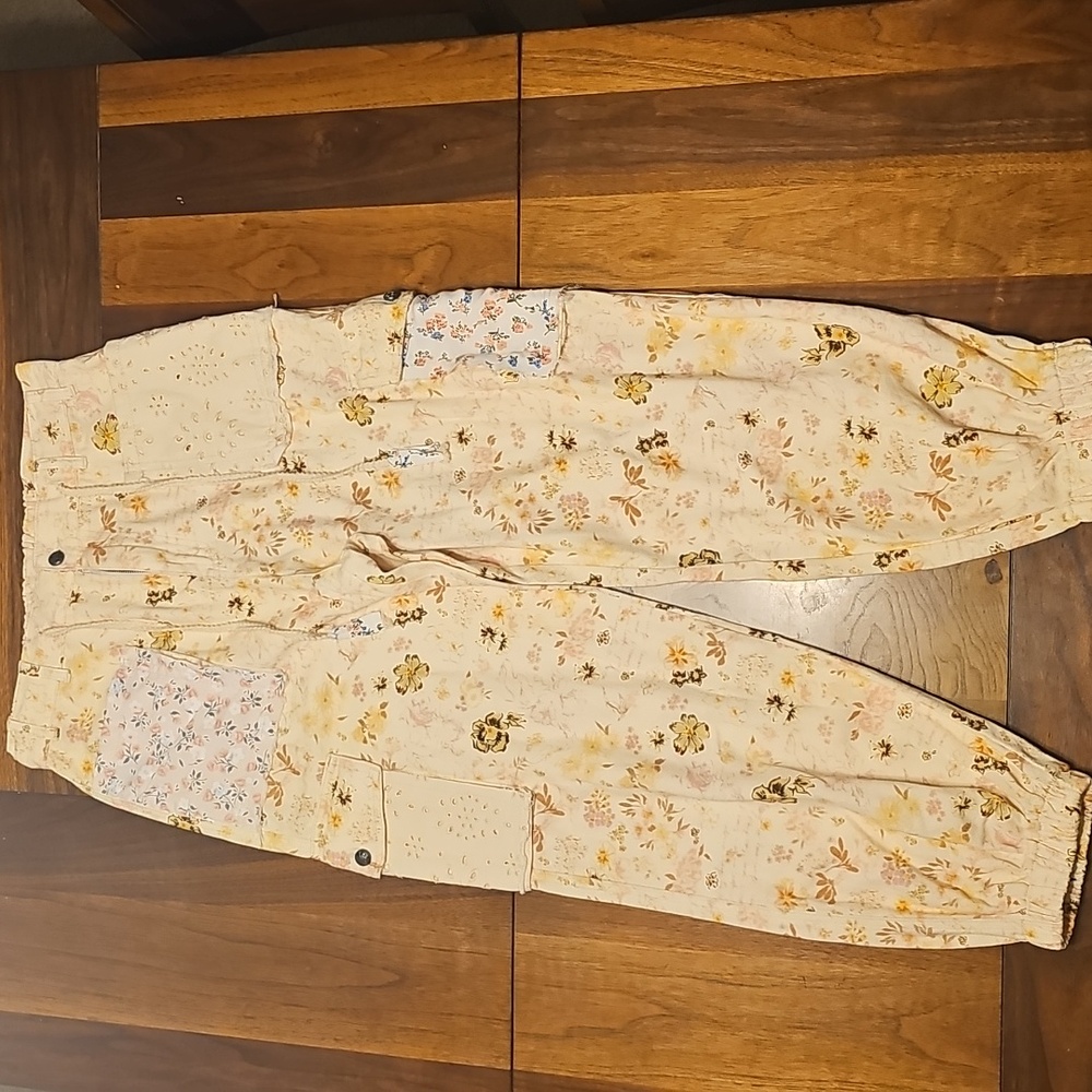 Pol Floral Patchwork Cargo Pants - image 3